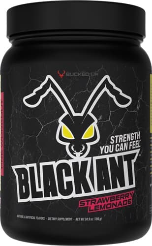 BUCKED UP BLACK ANT PREWORKOUT STRAWBERRY LEMONADE 20 SERVING