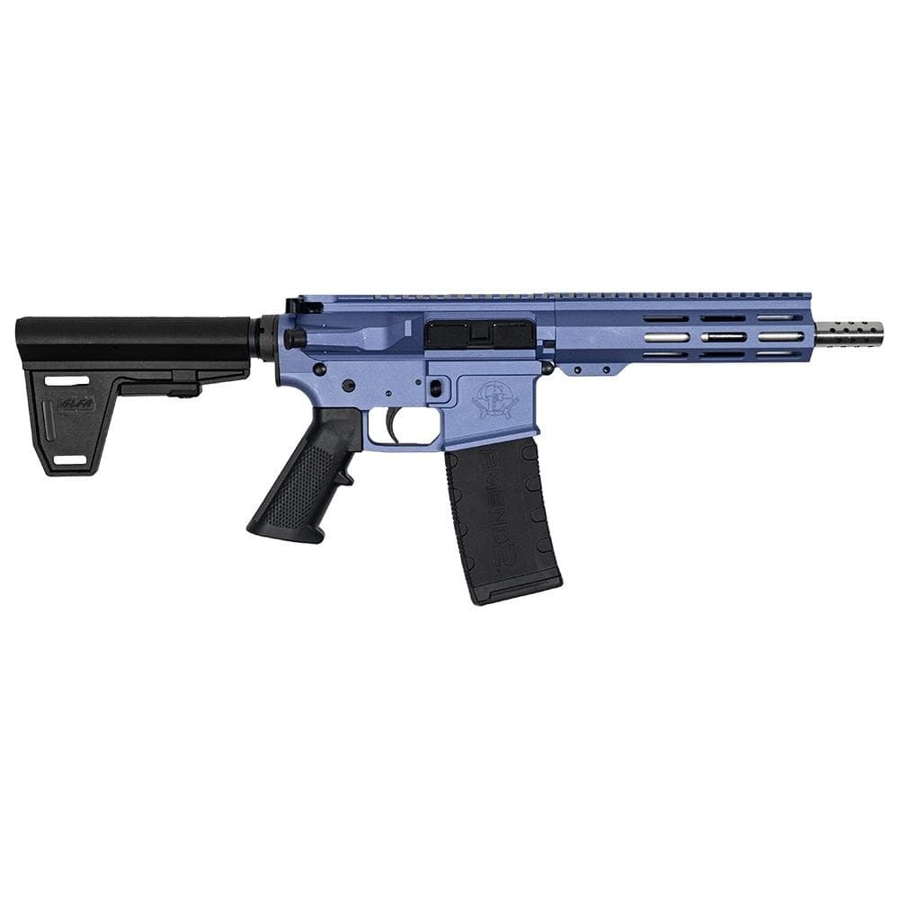GLFA 223 Wylde Braced Pistol .223 Wylde 30rd Magazine 7.5" Stainless Steel Barrel Wild Orchid Finish
