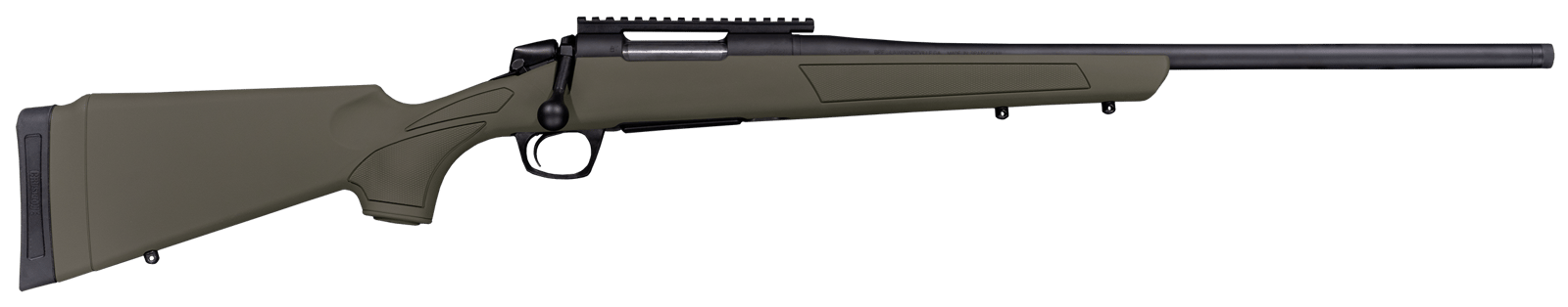 CVA CR3902G Cascade  270 Win 4+1 24" Black Cerakote Steel Threaded Barrel, Black Cerakote Receiver, OD Green Synthetic Stock