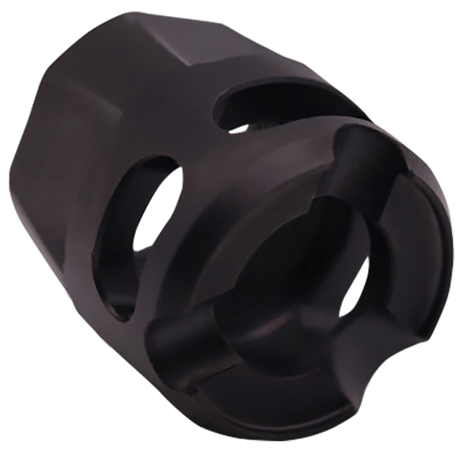 True Precision Inc TPYMICROBC Micro Compensator Y-Type Black DLC 416R Stainless Steel 1/2"x28 Threads 9mm/380 ACP