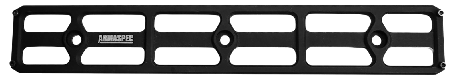 Armaspec ARM621-9 ARCA Rail 9 Slot M-LOK  Black Aluminum Compatible w/ AR-15/10 MLOK Rails
