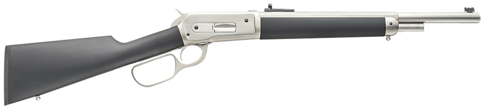 Chiappa Firearms 920355 1886 Kodiak 45-70 Gov 4+1, 18.50" Barrel, Steel Barrel/ Receiver w/ Matte Chrome Coating, Black Rubber Coated Walnut Stock, Right Hand