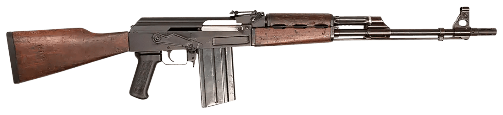Riley Defense Inc RAK308 RAK  308 Win 20+1 19.65" Blued Threaded Barrel & Receiver, Fixed Wood Stock, Wood Handguard, Black Polymer Grip, Bayonet Lug