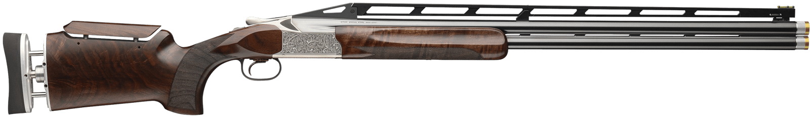 Browning 0183574002 Citori 825 Trap Max 12 Gauge 2.75" 32" Polished Blued Invector-DS Extended Silver Nitride Steel Receiver/High Gloss Black Walnut Stock