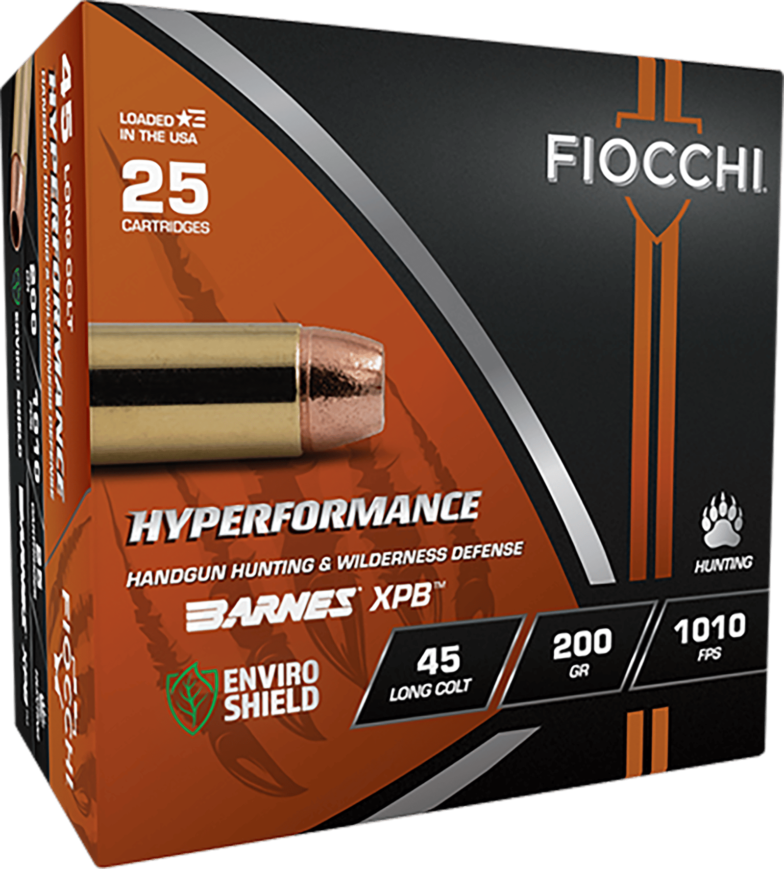 Fiocchi 45LCBA Hyperformance  45Colt 200gr XPB 25 Per Box/8 Case