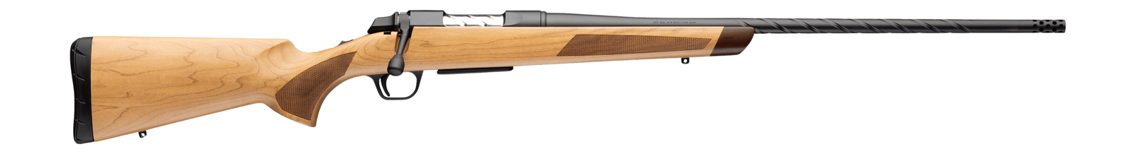 Browning 035849218 AB3 Pro Hunter Deluxe Full Size 308 Win 5+1 22" Matte Blued Spiral Fluted Threaded Barrel, Matte Blued Steel Drilled & Tapped Receiver, Maple Fixed Stock