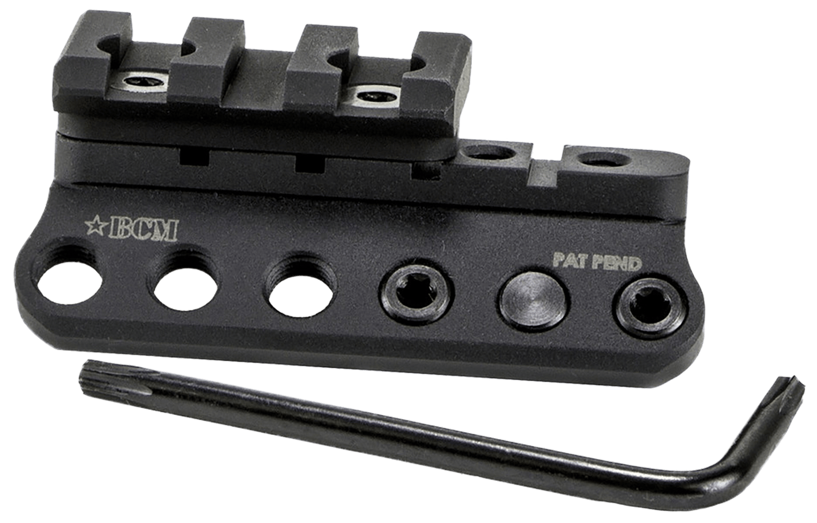 BCM 1913LMKM BCMGunfighter Modular Mount 1913 Picatinny Rail/KeyMod Black Aluminum