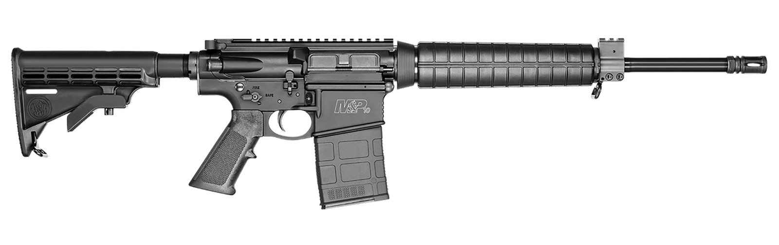 Smith & Wesson 11532 M&P10 Sport OR 308 Win / 7.62x51mm NATO 16" Black Armornite Barrel 20+1, Black Receiver, Black 6 Position Telescopic Stock, Polymer Grip, Manual Ambidextrous Safety On Lower