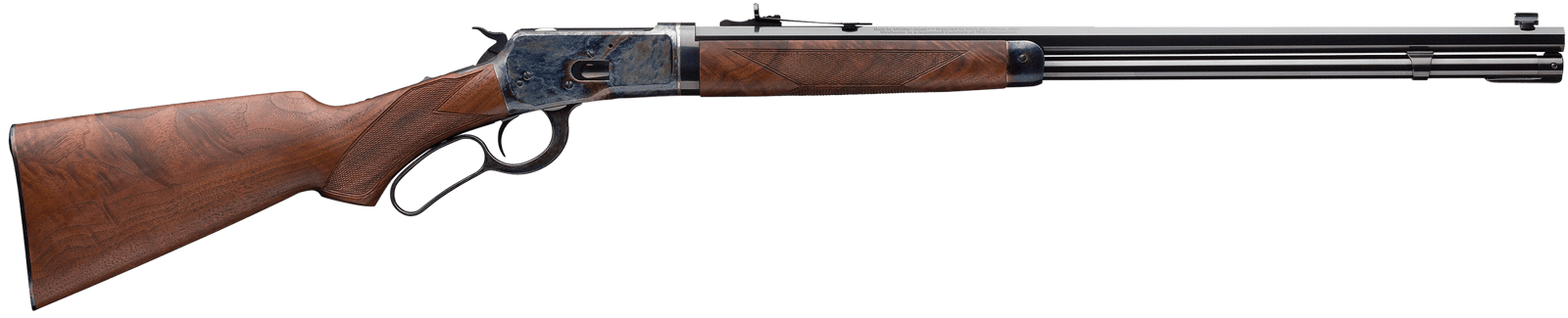 Winchester Repeating Arms 534283124 Model 1892 Deluxe Takedown Full Size 44 Rem Mag 11+1 24" Polished Blued Octagon Barrel, Color Case Hardened Steel Receiver, Grade V/VI Walnut Fixed Stock