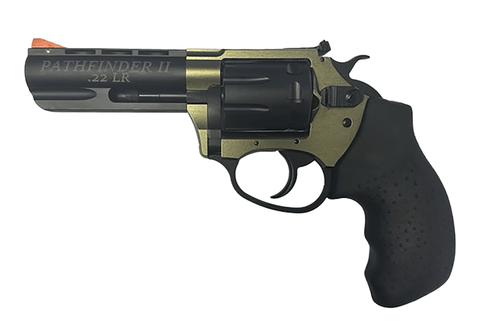 Charter Arms 52236 Pathfinder II Small Frame 22 LR 8 Shot 3.50" Black Passivate Steel Barrel & Cylinder, OD Green Aluminum Frame, Black Rubber Grip, Exposed Hammer