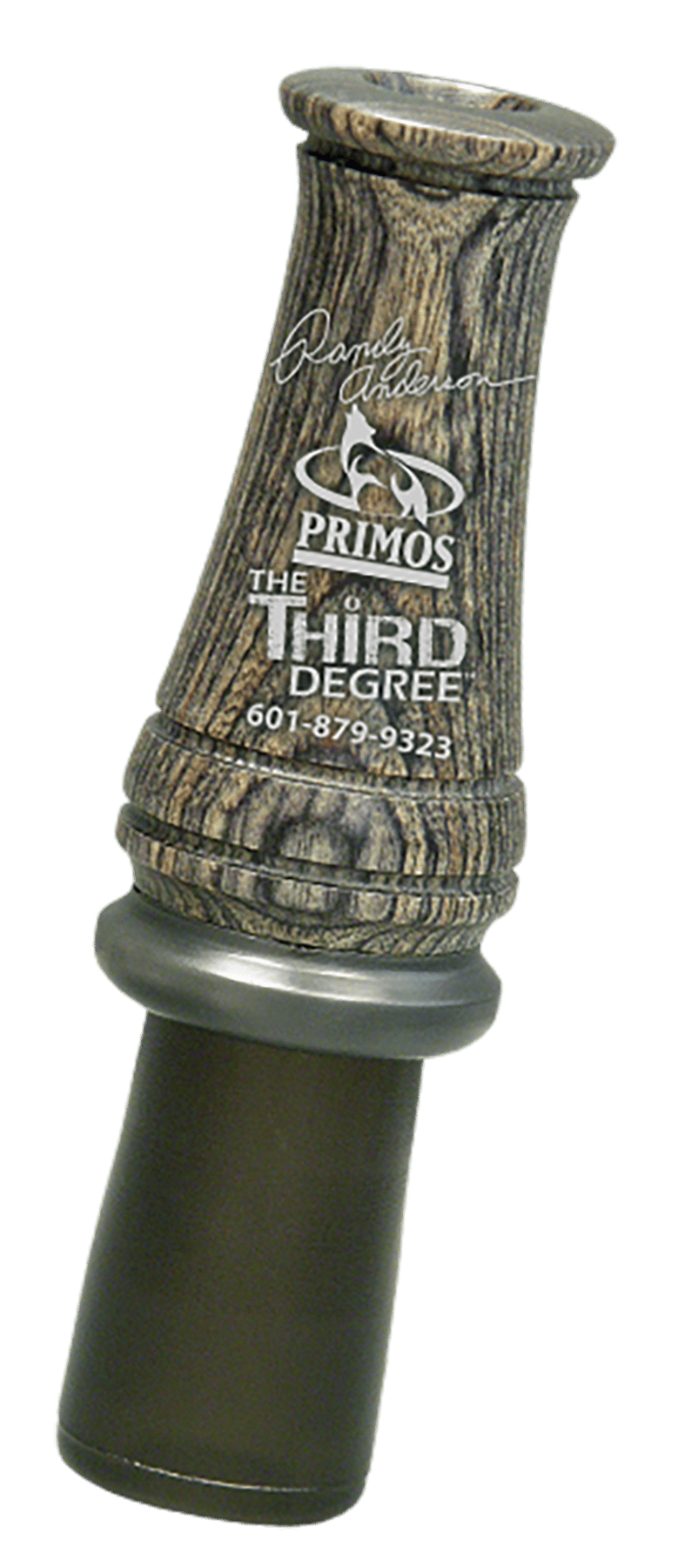 Primos 372 Randy Anderson Third Degree Open Call Attracts Predators Green Laminated Wood