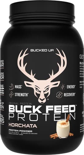 BUCKED UP BUCK FEED ORIGINAL PROTEIN HORCHATA 30 SERVINGS