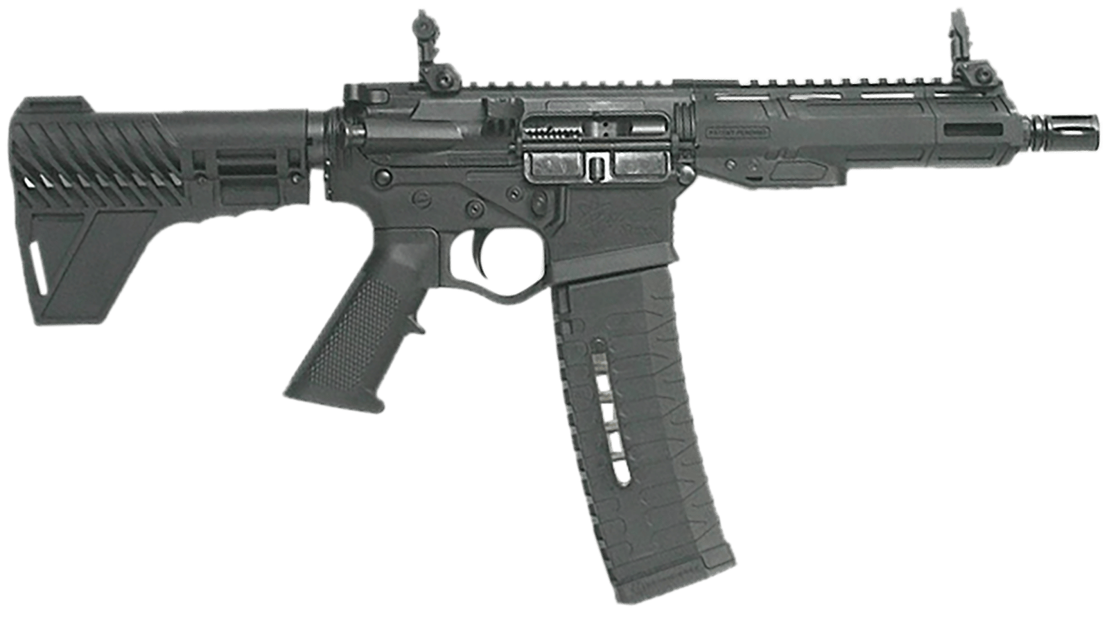 ATI ATIGAX5567ML60 Alpha Maxx  5.56x45mm 60+1 7.50" Black Threaded Barrel, Polymer M-LOK Handguard, Black Polymer Stock
