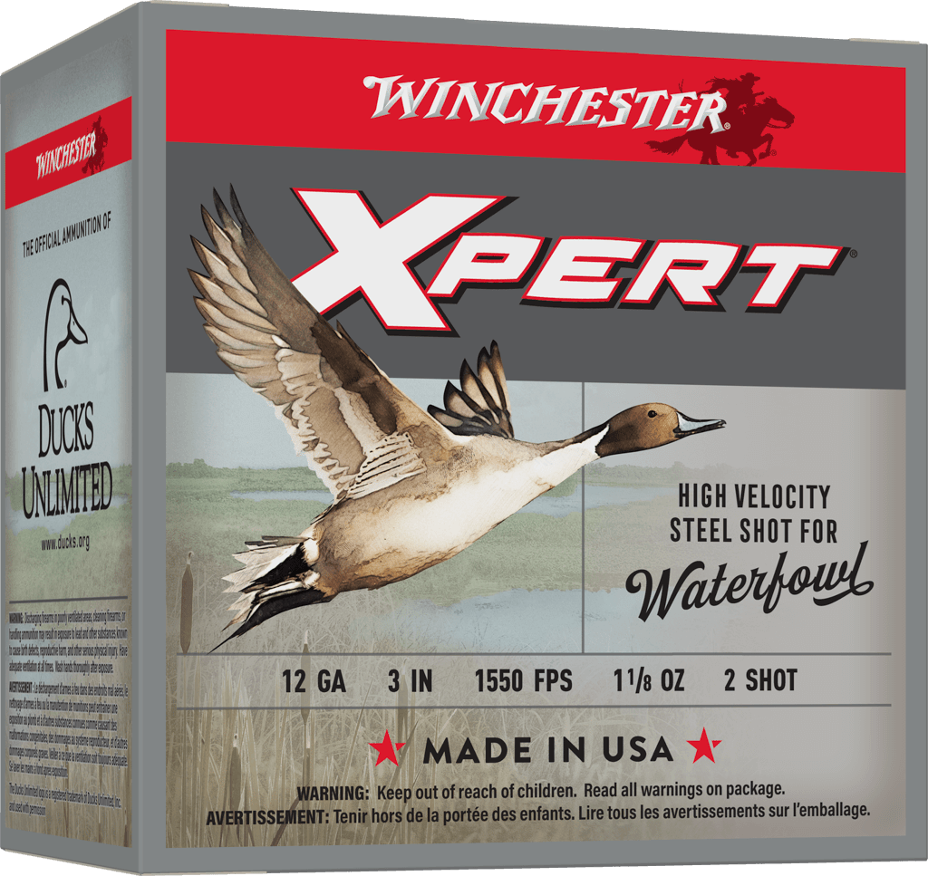 Winchester Ammo WEX1232 Super X Xpert High Velocity 12Gauge 3" 1 1/8oz 2Shot 25 Per Box/10 Case