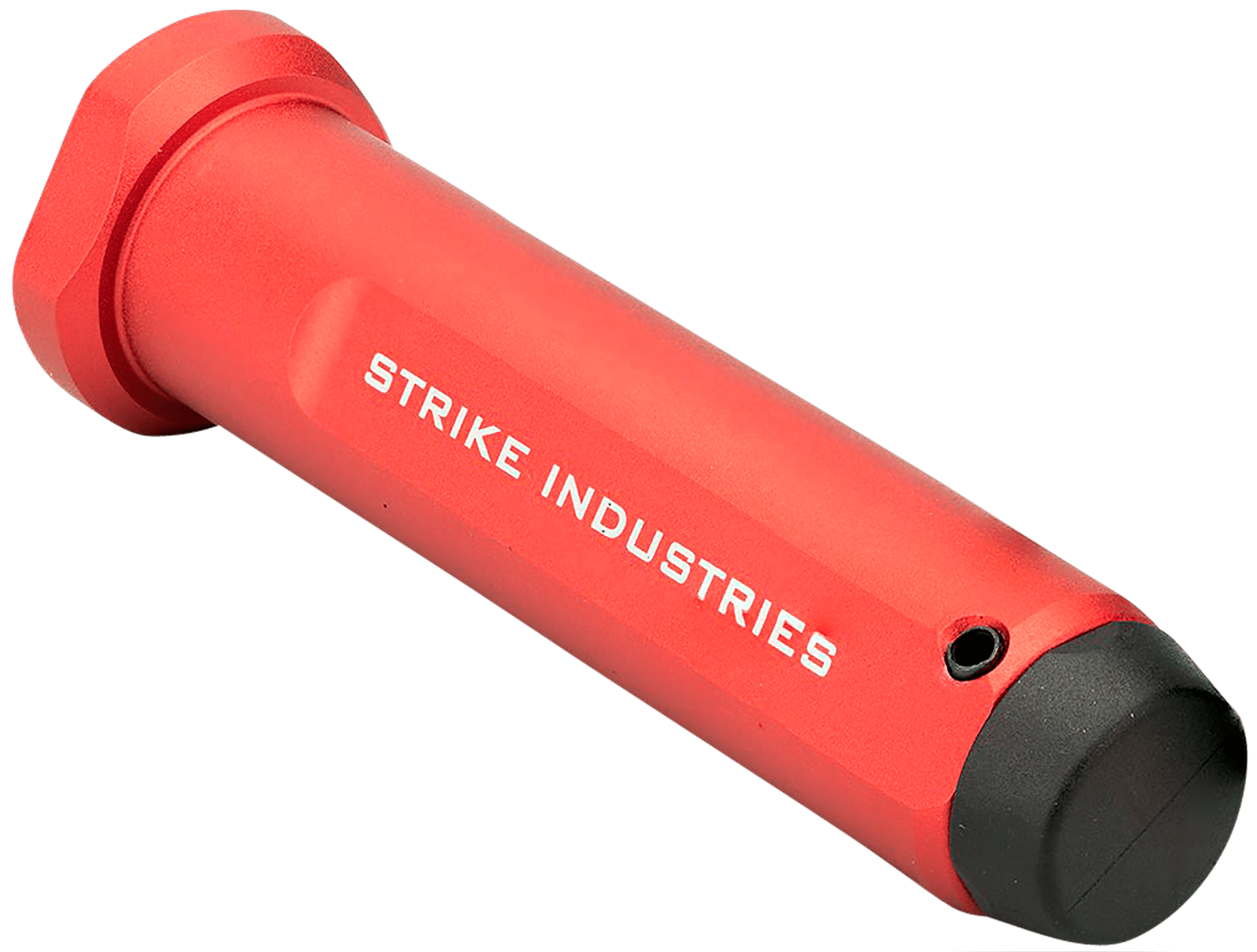 Strike Industries ARBHMILRED Buffer Housing AR Mil-Spec Red Anodized Aluminum for Mil-Spec Buffers