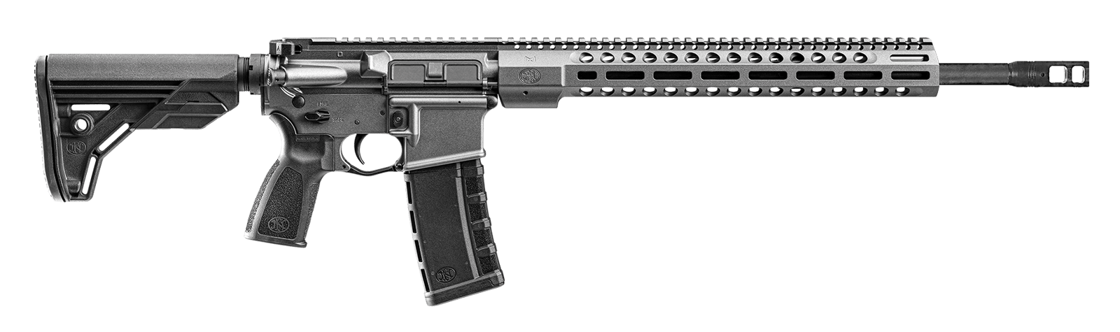 FN 36100683 FN 15 DMR3 5.56x45mm NATO 18" Barrel 30+1, Tungsten Gray Receiver, Black OEM Stock & Grip, Optics Ready
