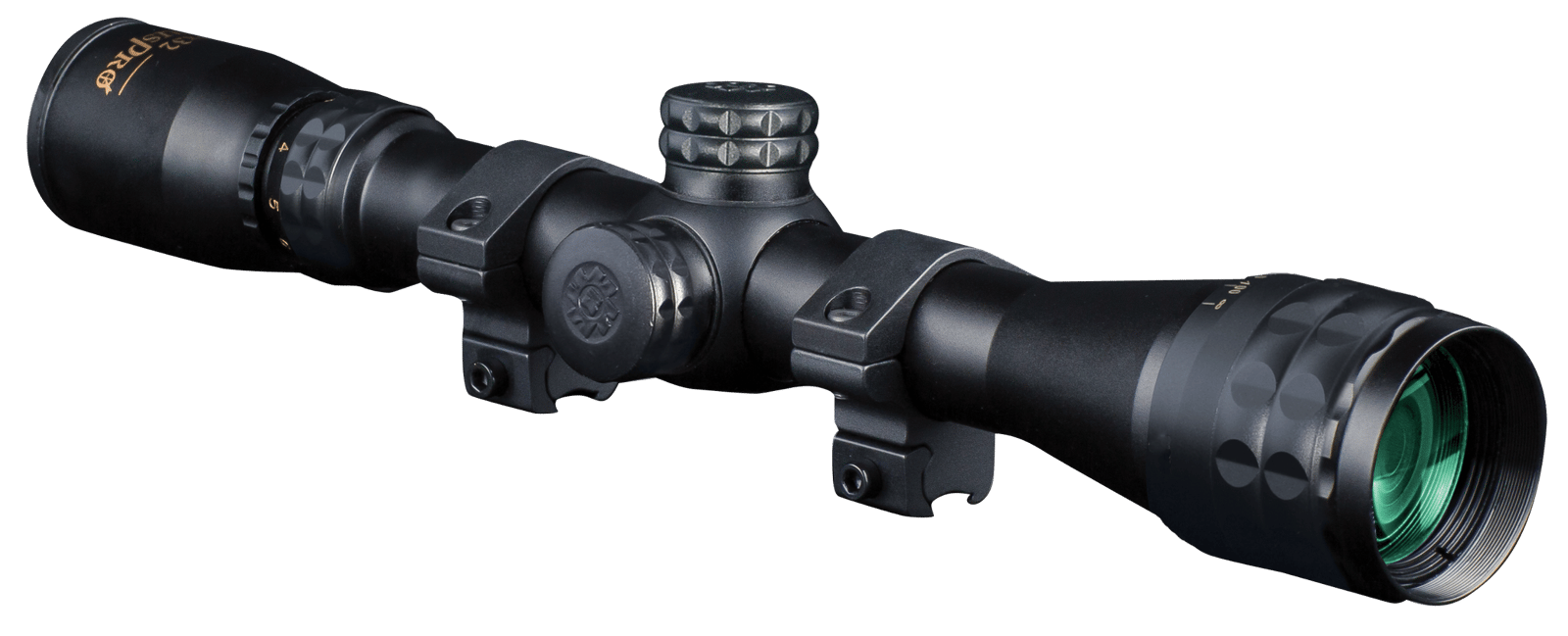 Konus 7267 KonusPro  Matte Black 3-9x32mm AO 1" Tube Engraved 30/30 Duplex Reticle Includes Mounting Rings