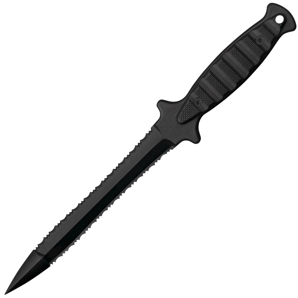 Cold Steel CS-92FMA FGX Wasp 7" Fixed Serrated Black Griv-Ex Blade & Handle