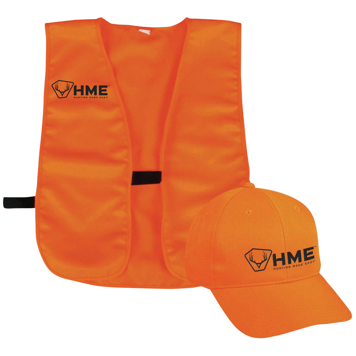 HME HMESFVHOR Safety  Vest/Cap OSFA Orange Polyester