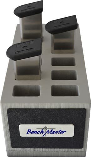 BENCHMASTER DOUBLE STACK 9MM 12 UNIT MAG RACK