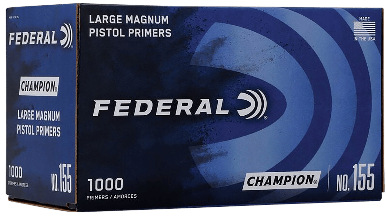 Federal 155 Champion Large Pistol Multi Caliber Handgun 1000 Per Box/5 Case