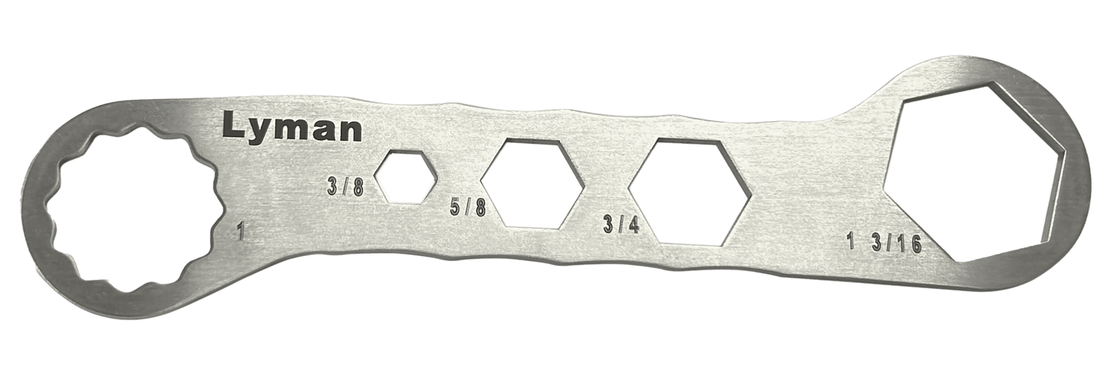 Lyman 7631250 Brass Smith Die Wrench Silver Stainless Steel