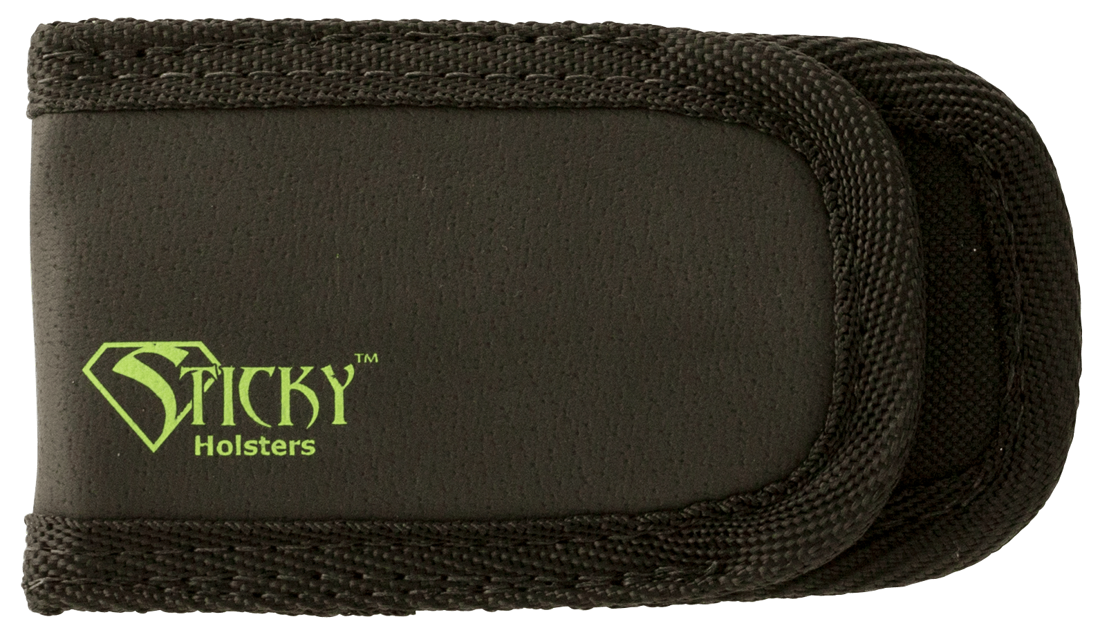 Sticky Holsters MAGPOUCH Mag Pouch  IWB Black/Green Latex Free Rubber Pocket