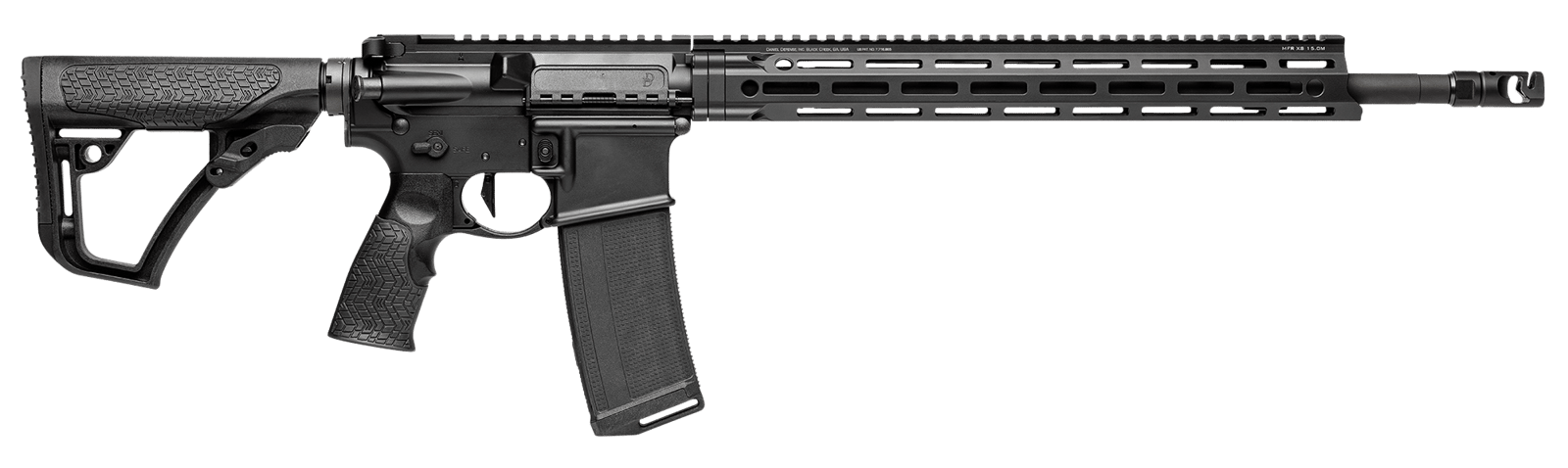 Daniel Defense 0212816541055 DDM4 V7 Pro *CA Compliant 5.56x45mm NATO 18" 10+1 Black Hard Coat Anodized 6 Position w/SoftTouch Overmolding Stock