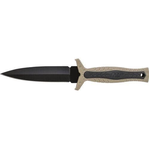 Smith & Wesson M&P Full Tang Fixed Blade Boot Knife 4 3/5" Blade Sand Black