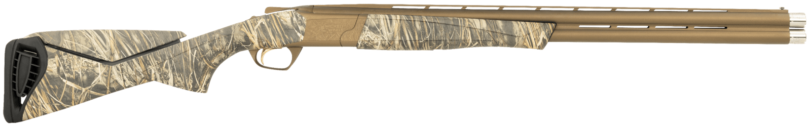 Browning 018729205 Cynergy Wicked Wing 12 Gauge 3.5" 2rd 26" Barrel, Burnt Bronze Cerakote Barrel/Camo Design Receiver, Realtree Max-7 Synthetic Stock w/Adjustable Comb & Textured Gripping Surface