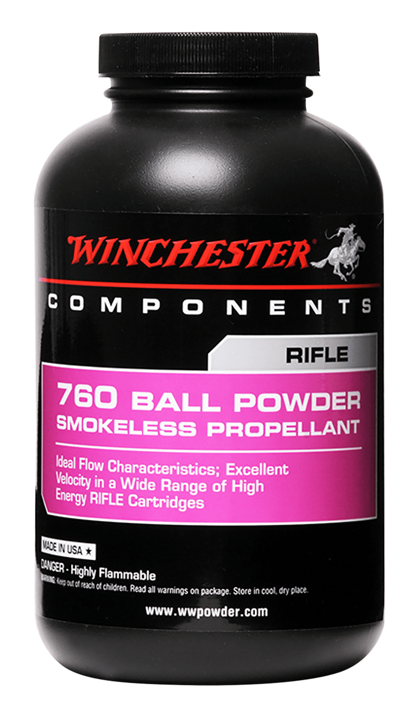 Winchester Powder 7601 Ball Powder 760 Rifle Multi-Caliber 1 lb