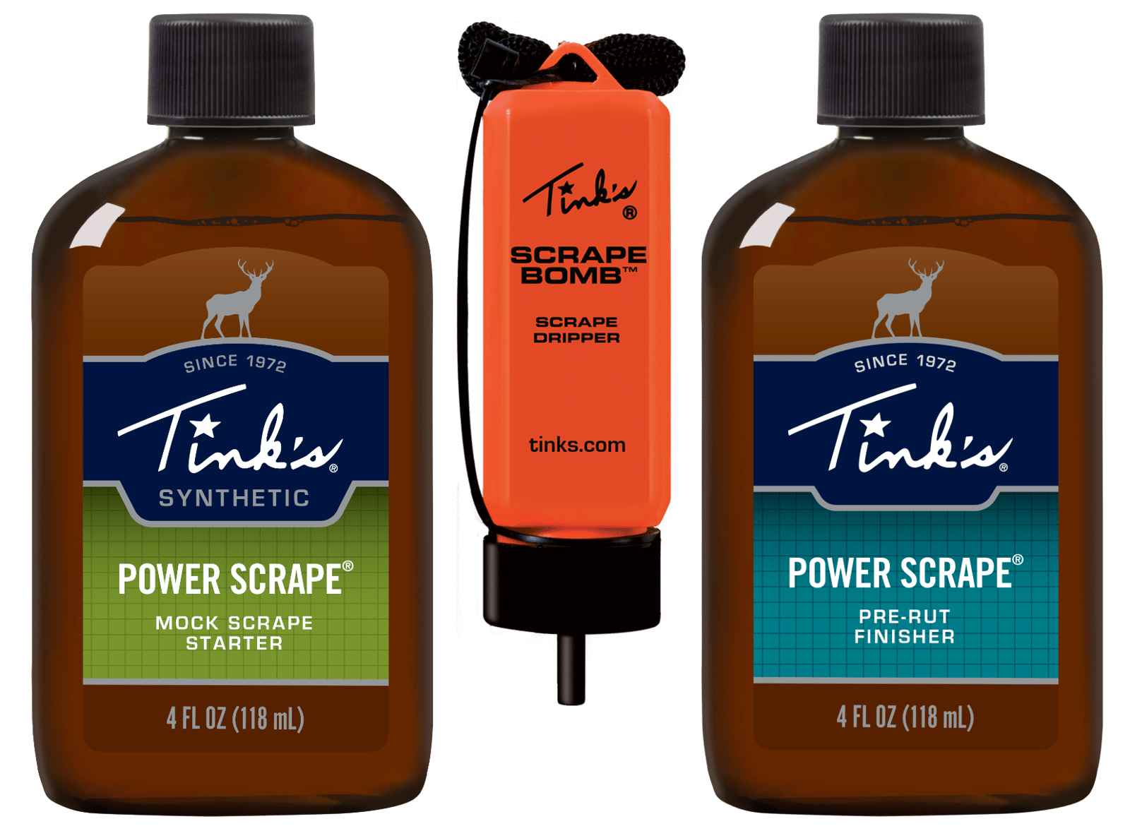 Tinks W5226 Power Scrape All-Season Deer Attractant Pre-Rut Finisher Scent Mock Scrape Starter Scent 4 oz Dripper