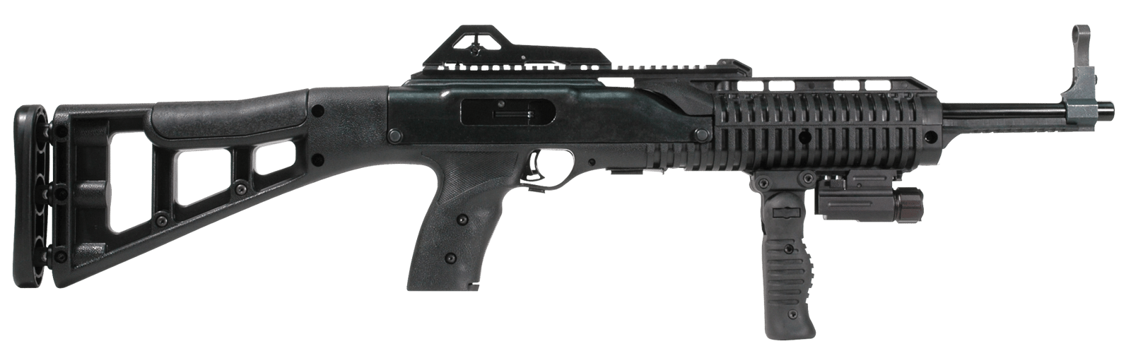 Hi-Point 995FGFLTS 995TS Carbine 9mm Luger 16.50" 10+1 Black All Weather Molded Stock W/Forward Folding Grip and Weapon-Mounted Flashlight