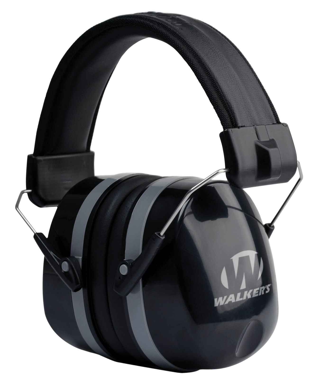 Walker's GWPEXFM5 Premium Passive Muff 32 dB Over the Head Black Polymer