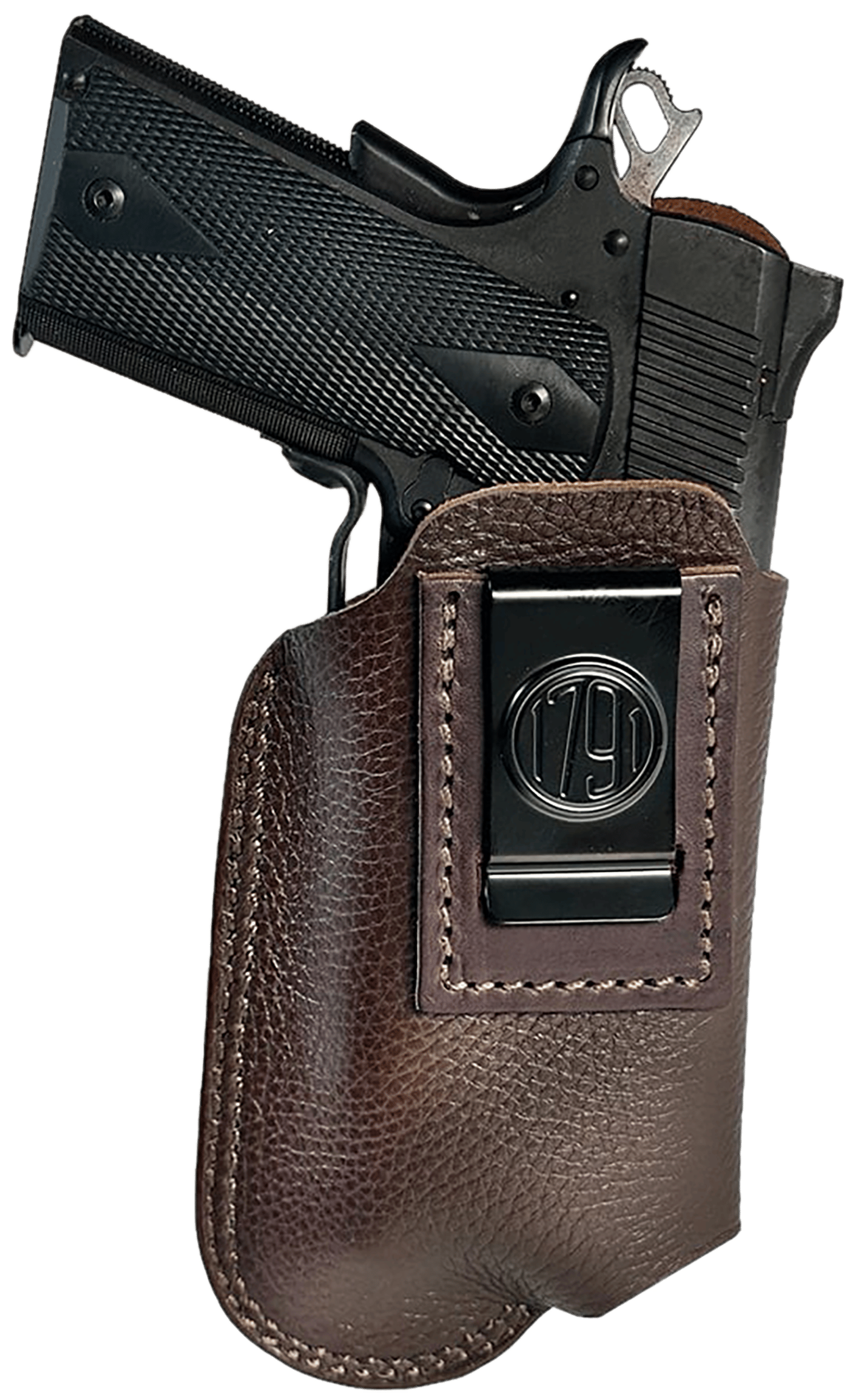 1791 Gunleather ORLBFCD3LBRWL Optic Ready Light Bearing Fair Chasing IWB Size 03 Brown Left Hand
