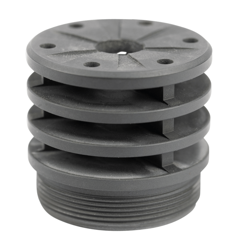 SilencerCo AC2081 Bravo Anchor Brake 458 Caliber Black Aluminum