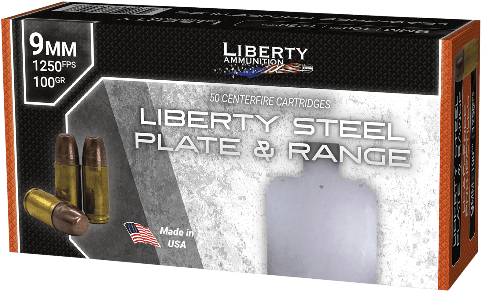 Liberty Ammunition LAR906629mm Luger 100gr 50 Per Box/25 Case