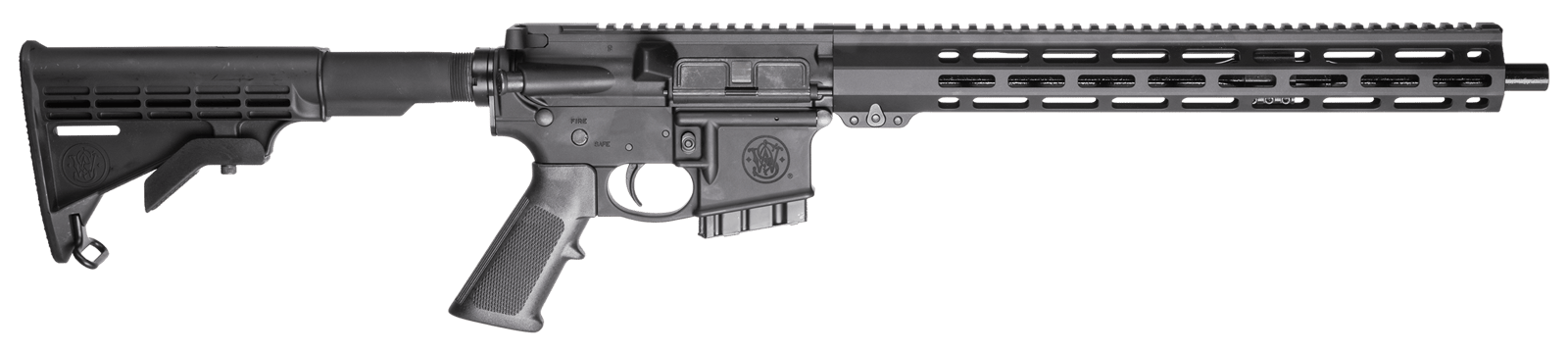 Smith & Wesson 13953 M&P15 Sport III 223 Rem/5.56 NATO 10+1 16" Black Armornite Heavy Barrel, Black Picatinny Rail Aluminum Receiver, Fixed Black Synthetic Stock, Black Polymer Grip