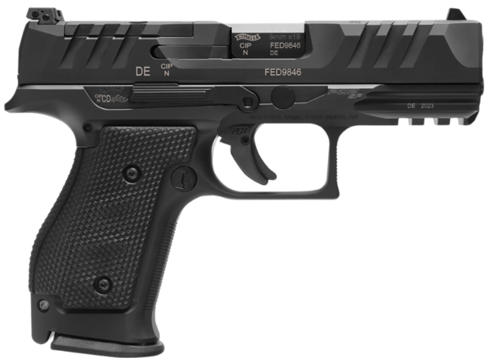 Walther Arms 2880016 PDP SF Compact Frame 9mm Luger 10+1