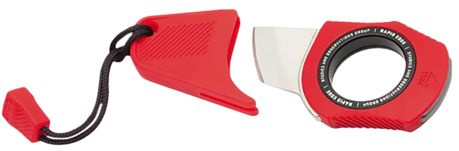 S.O.G SOG18300143 Rapid Rescue  Red Aluminum Stonewashed Blade