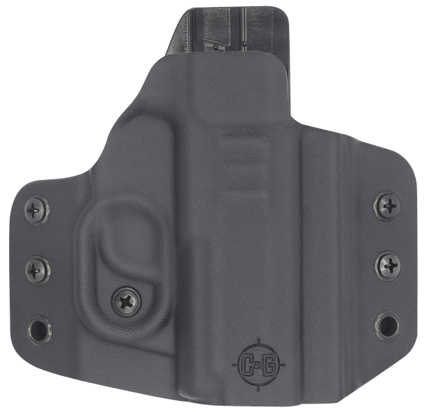 C&G Holsters 0256100 Covert  OWB Black Kydex Belt Loop Fits Sig P365/P365 XL