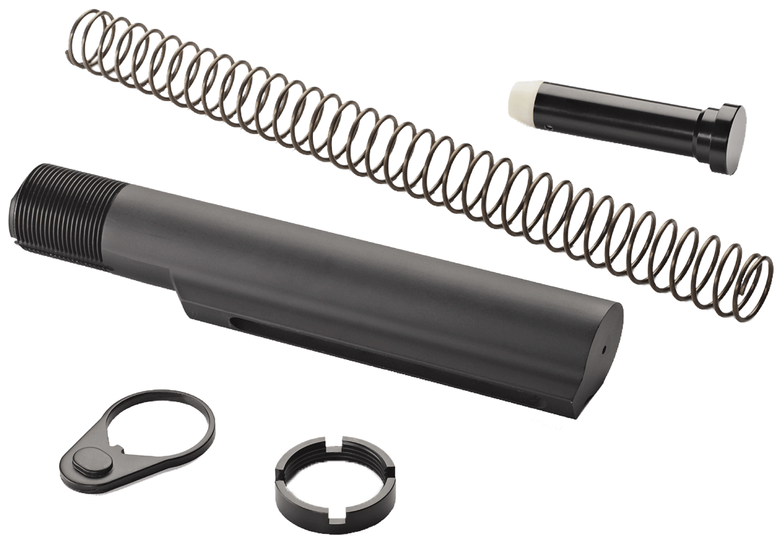 Advanced Technology A5102240 Military Buffer Tube Assembly AR-15 Black Anodized Aluminum