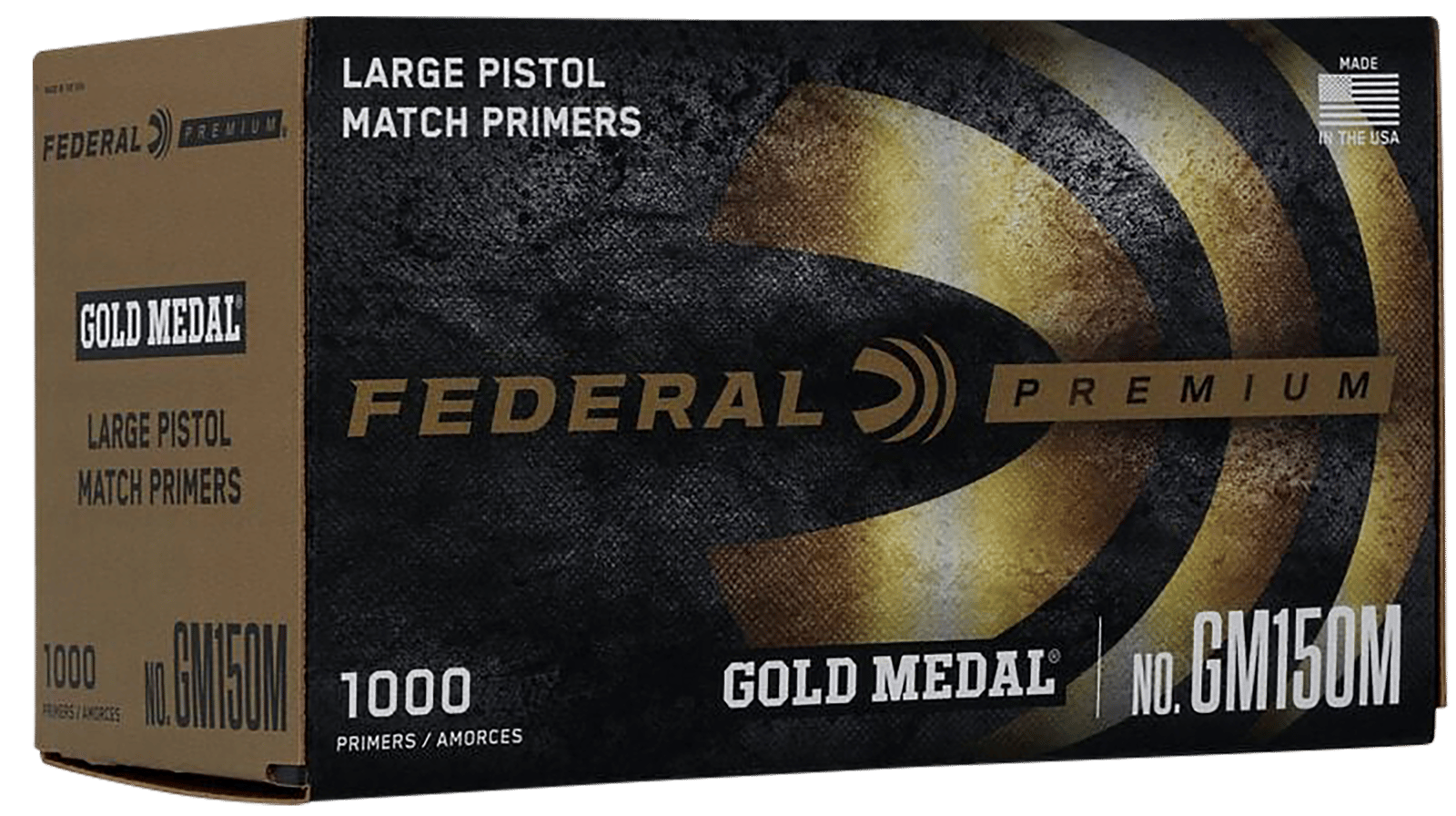 Federal GM150M Gold Medal Premium Multi Caliber Handgun 1000 Per Box/5 Case