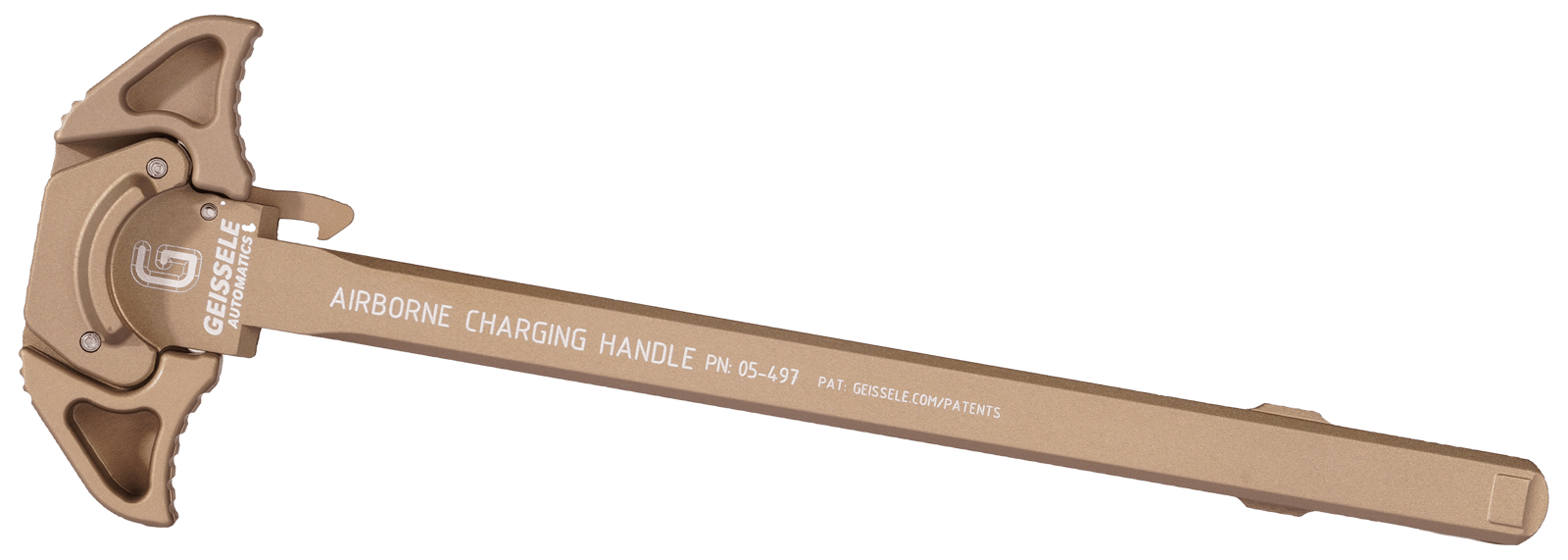 Geissele Automatics 05497S Airborne Charging Handle DDC Aluminum Ambidextrous Hand