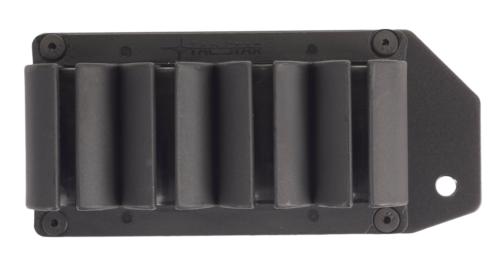 TacStar 1081130 SideSaddle  Rem 870/1100/1187 20 Gauge 4rd Black Polymer w/Aluminum Mounting Plate