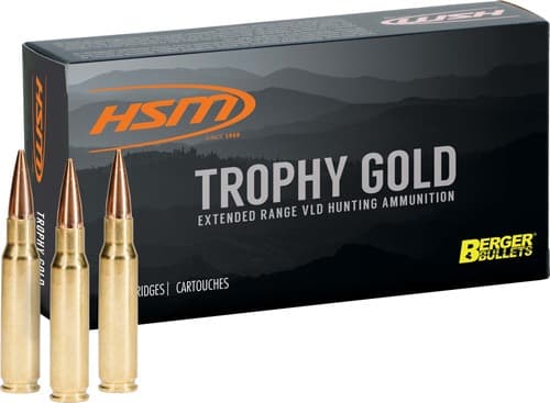 HSM TROPHY GOLD 28 NOSLER 168GR BERGER VLD 20RD 20BX/CS!