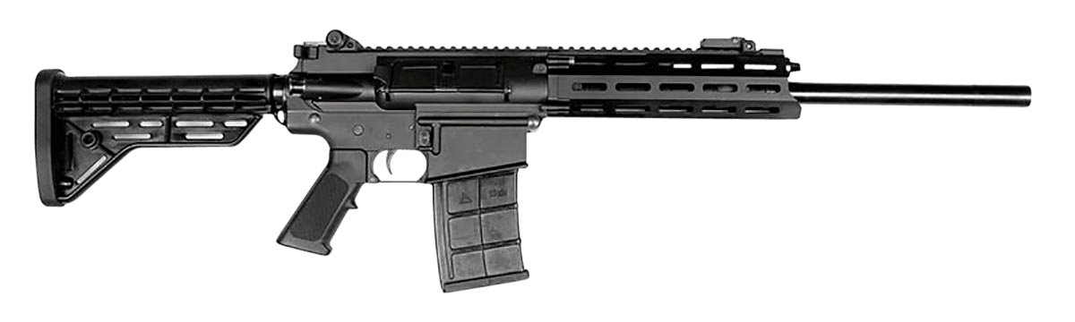 JTS Shotgun M12AR M12AR  12 Gauge Semi-Auto 3" 5- 2.75" Shells, 18.70" Black Steel Barrel, Black Receiver w/Picatinny Rail, Black Synthetic Stock, M-LOK Forend, Black Polymer Grip