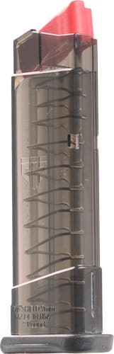 ETS MAGAZINE S&W SHIELD 9MM 9RD EXTENDED CARBON SMOKE