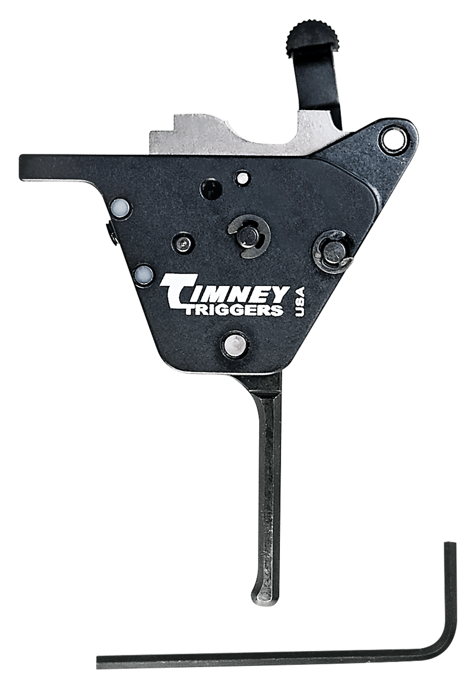 Timney Triggers CZ457ST Replacement Trigger  Straight Trigger with .10-2 lbs Draw Weight & Black Oxide Finish for CZ 457