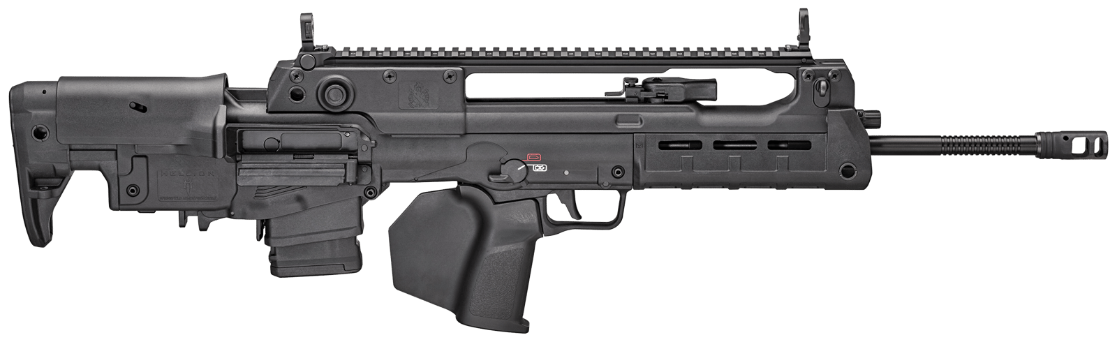 Springfield Armory HL920556BCA Hellion *CA Compliant 5.56x45mm NATO 10+1 20", Black, Fully Adj. Bullpup Stock, Featureless Grip, Integrated Flip-Up Sights, 4-Prong Flash Hider, Adj. Gas Block